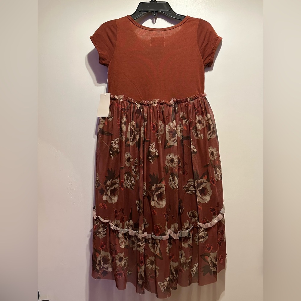 Joyfolie Lorelei Dress in Cinnamon Floral - Picture 4 of 4